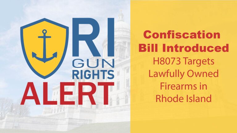 H8073: Rhode Island Moves Toward Confiscation of Legally Owned Firearms